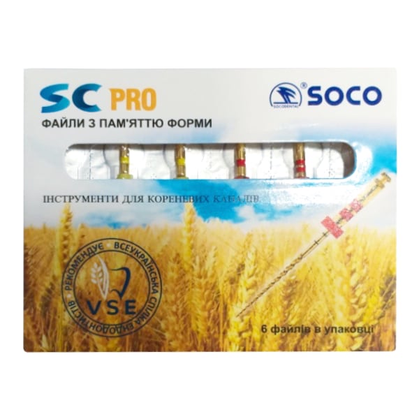 Файли Соко СЦ ПРО, 6 шт (Soco SC PRO)