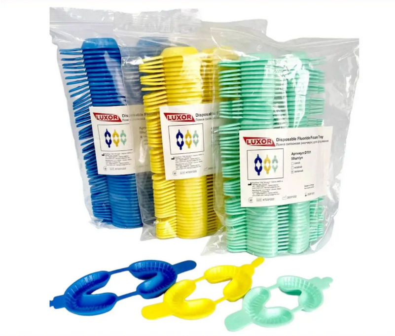Ложки силіконові для фторування DT01, 50 шт (Luxor)