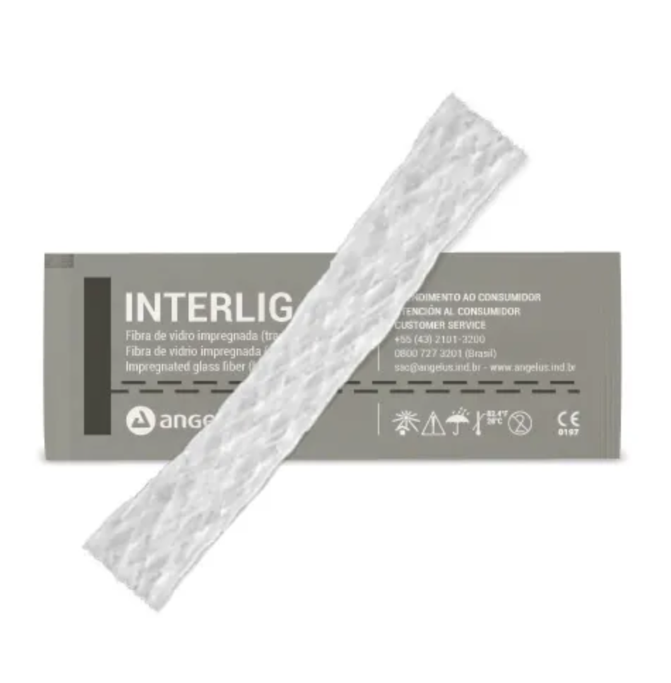 Скловолоконна стрічка Інтерліг для шинування 2х0.2х85мм (Interlig, Angelus)