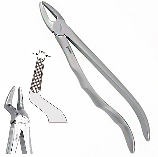 Щипці екстракційні ( 51 анат.) (DE.800.510)