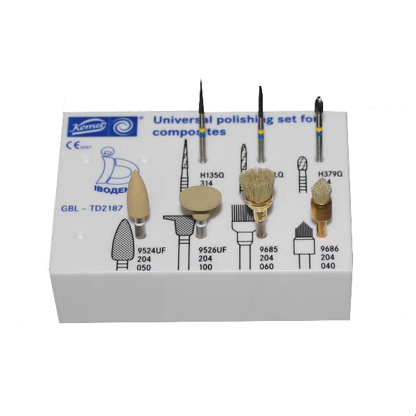 TD2187 полірувальний набір ІВОДЕНТ Kometdental