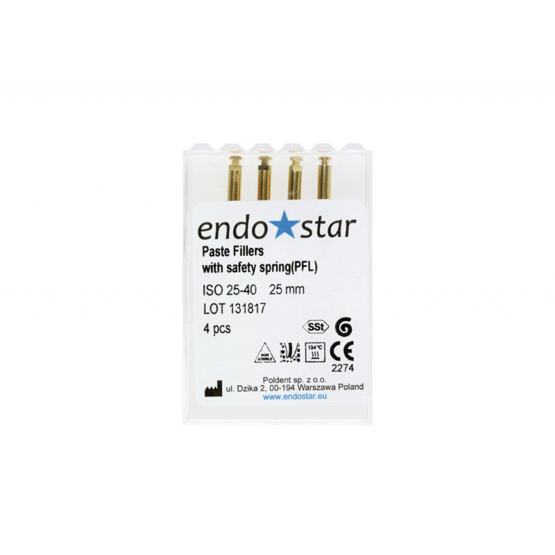 Каналонаповнювачі з пружинкою Ендостар, 4 шт (Paste Fillers)