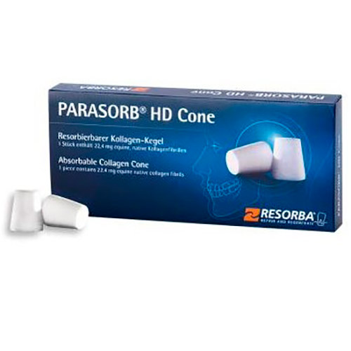 [DK1010] ПАРАСОРБ, колагенові конуси 1.2 х 1.6 см, упаковка 10 шт (Parasorb Cone Resorba)