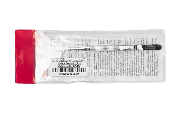 Пінцет College Tweezers 15 см Асім, DE-414 (Asim)