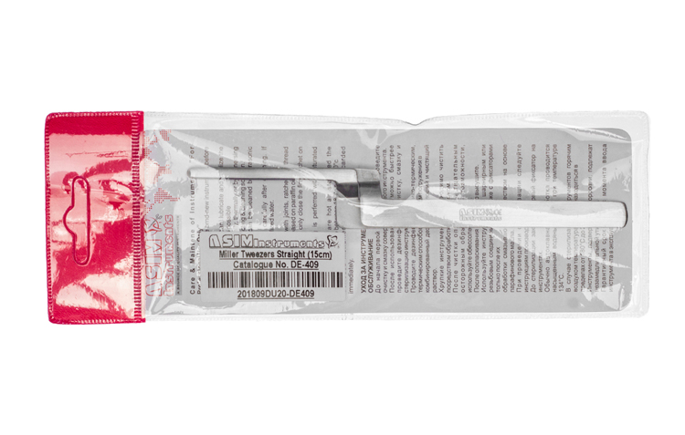 Пінцет Miller прямий, 15 см (ASIM)