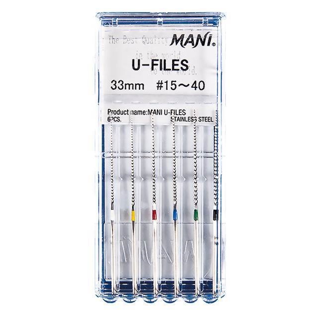 У-файли Мані, 6 шт (Ultrasonic Files Mani)