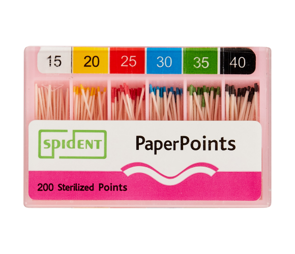 Паперові штифти Spident, конус 02 (Спайдент)