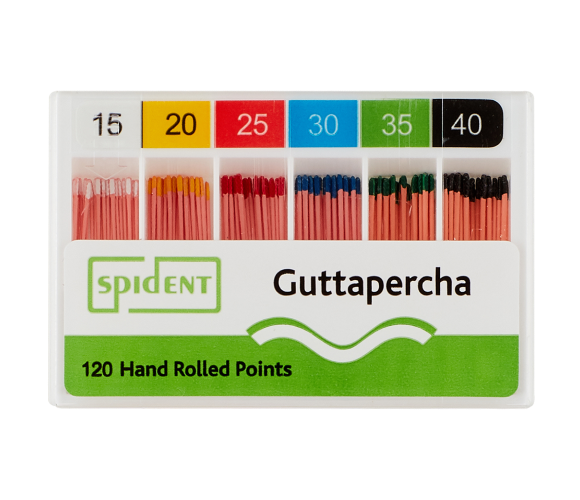Гутаперчеві штифти Спайдент, конус 02 (Spident)