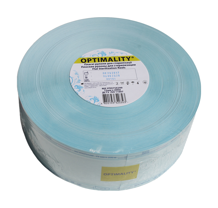 Рулон для стерилізації Оптімаліті, 200 м (OPTIMALITY)