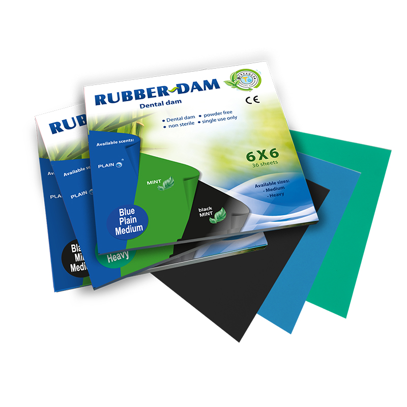 Кофердам-хустинки CERKAMED, 36 шт (RUBBER-DAM)