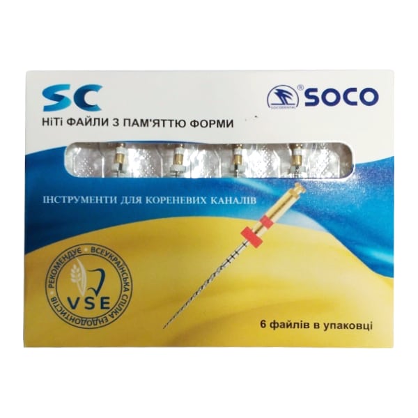Файли Соко СЦ, 6 шт (Soco SC)
