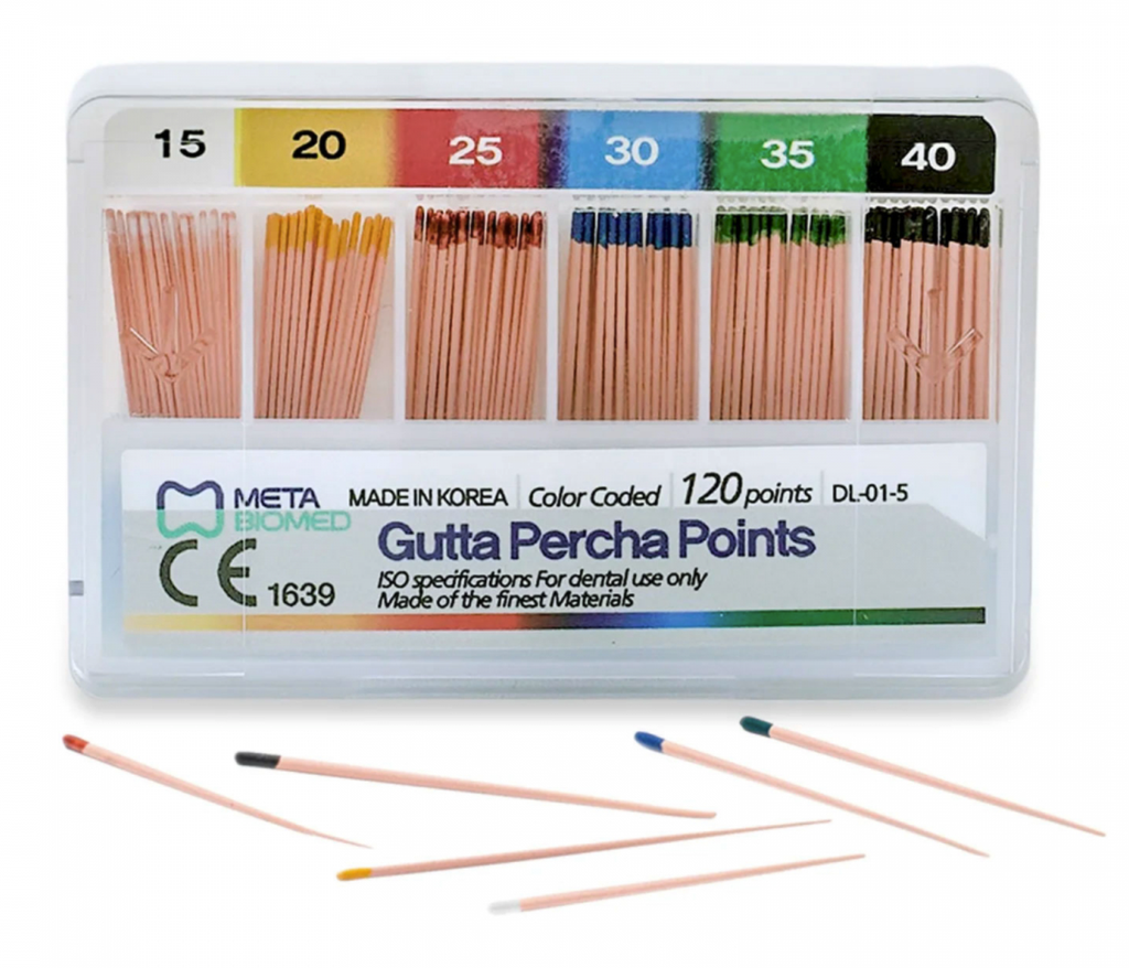 Гутаперчеві штифти МЕТА, конус 02