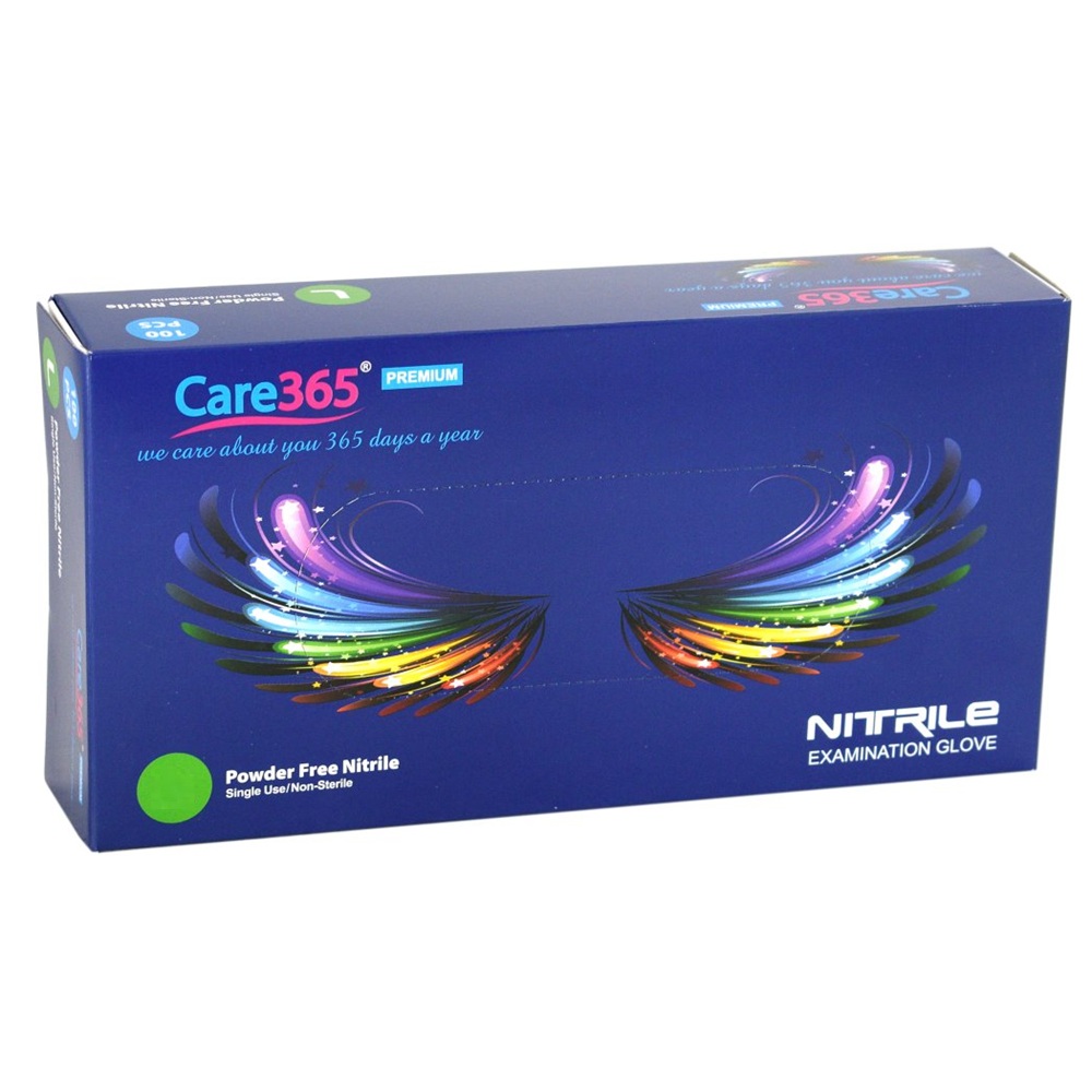 Рукавиці нітрилові "CARE 365", 100 шт