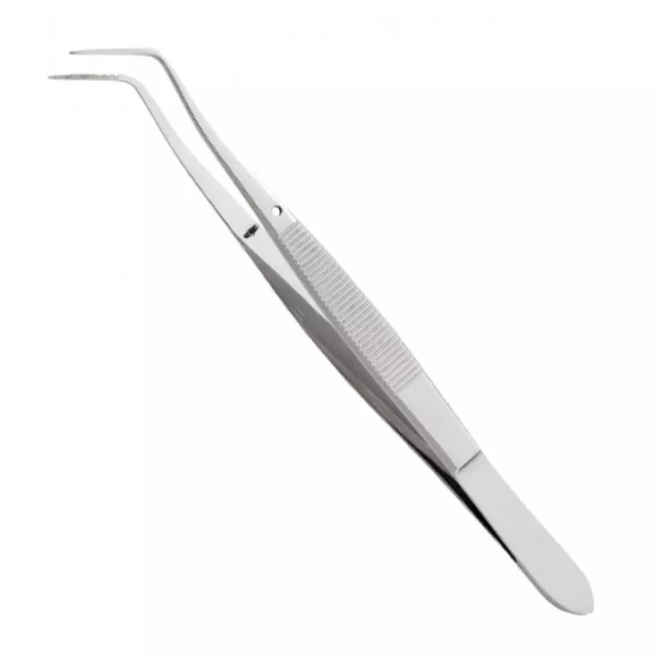 Пінцет College Curved Tip 15 см Асім, DE-412 (Asim)