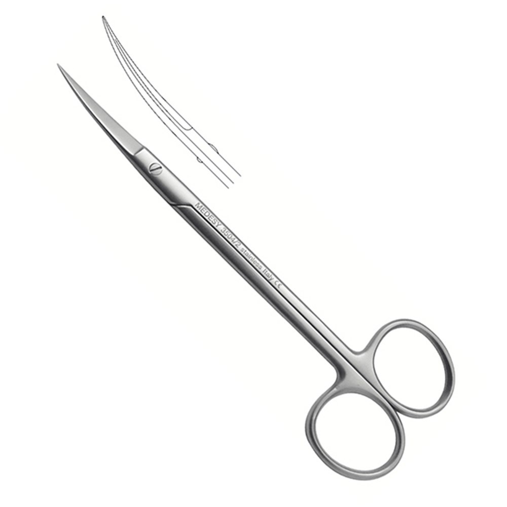 Ножиці Джосефа зігнуті, 140мм