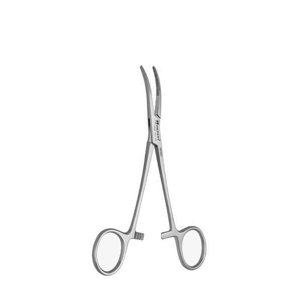 Зажим гемостат. КЕЛЛІ, зігнутий, 1524 (МЕДЕСІ)