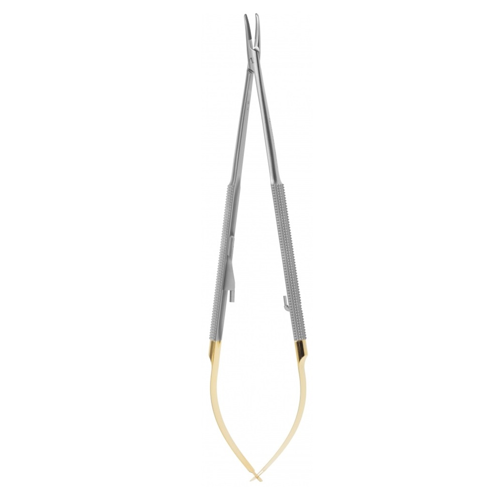 Голкотримач Castroviejo зігнутий, 180мм, 1922/d-ТС (МЕДЕСІ)