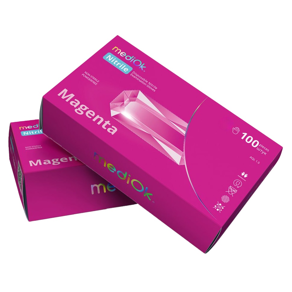Рукавиці нітрилові Медіок, 100 шт (MediOk)