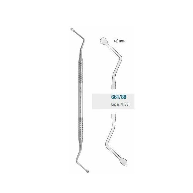 Кюрета/ложка альвеолярна Lucas, 661/88 (МЕДЕСІ)