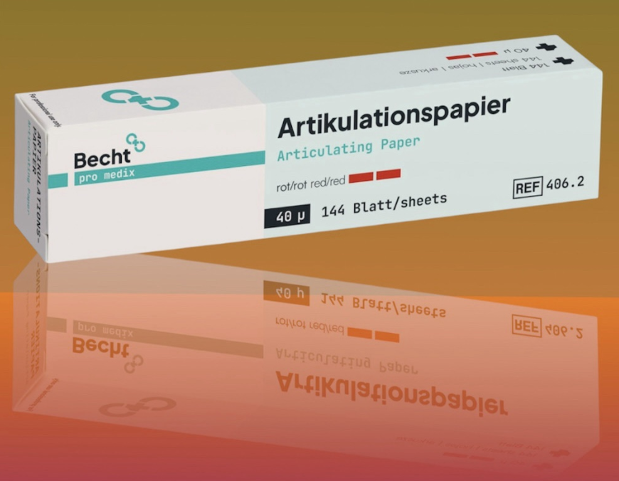 Артикуляційний папір Бехт Червоний (Becht)