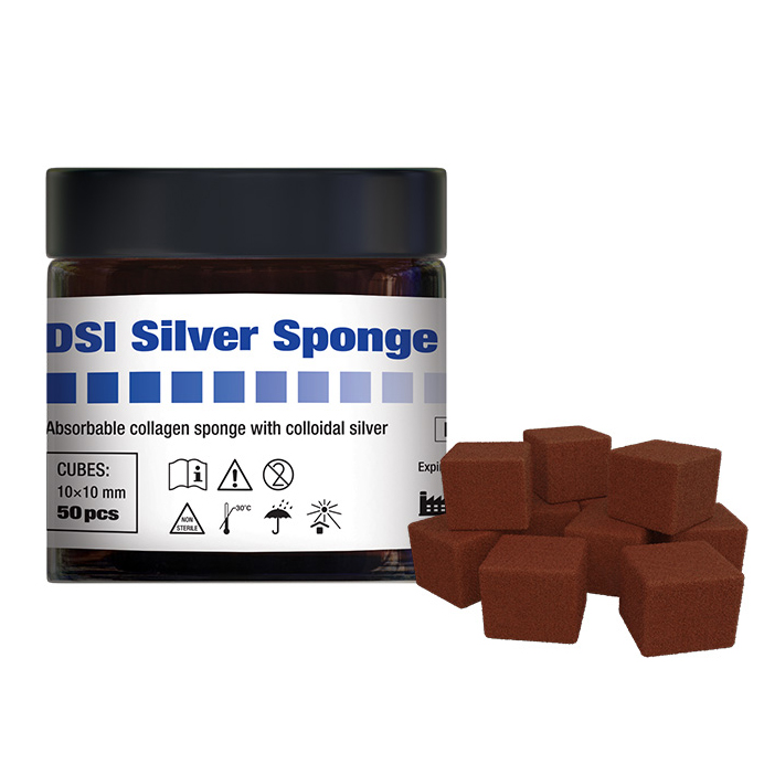 Губка гемостатична Silver Sponge, 50 шт