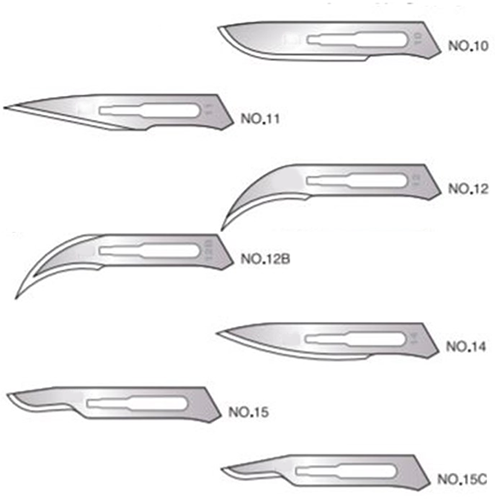 Лезо для скальпеля Вортекс, 1 шт (Vortex)