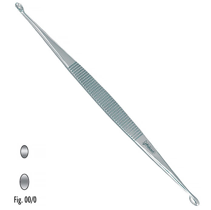 Ложка Кюрет.пряма (0-00) (OC.640.000) 4-4,5мм