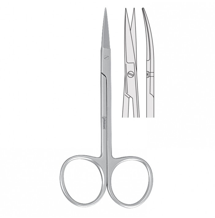 Ножиці 105 мм (BS.541.105) Iris вигн.