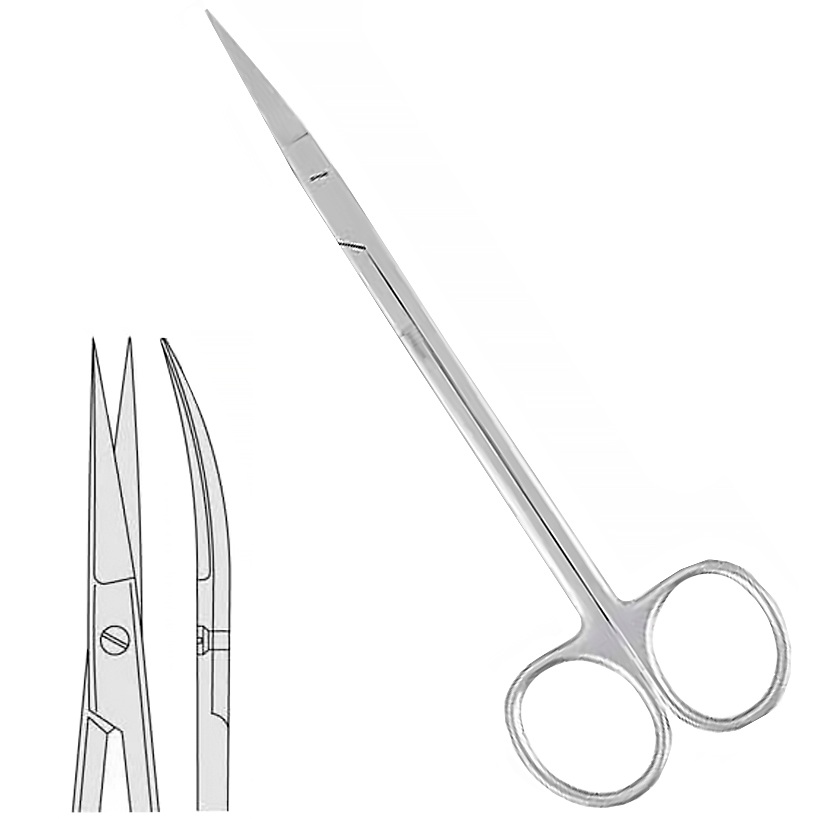 Ножиці 160 мм (BС.161.010/BS.637.160) Kelly вигнуті