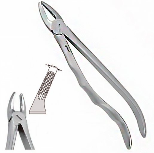 Щипці екстракційні ( 7 анат.) (DE.800.070)