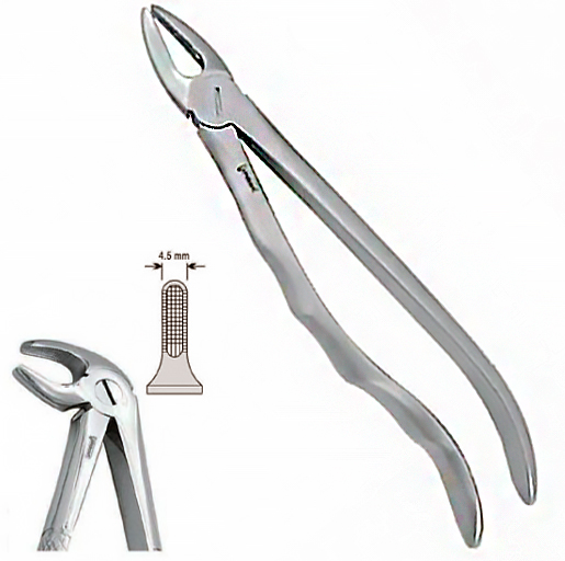Щипці екстракційні ( 13 анат.) (DE.800.130)