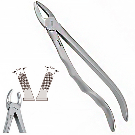 Щипці екстракційні ( 17 анат.) (DE.800.170)