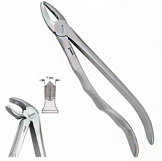Щипці екстракційні ( 22 анат.) (DE.800.220)