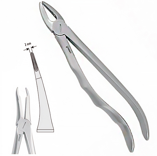 Щипці екстракційні ( 349анат.) (DE.803.490)