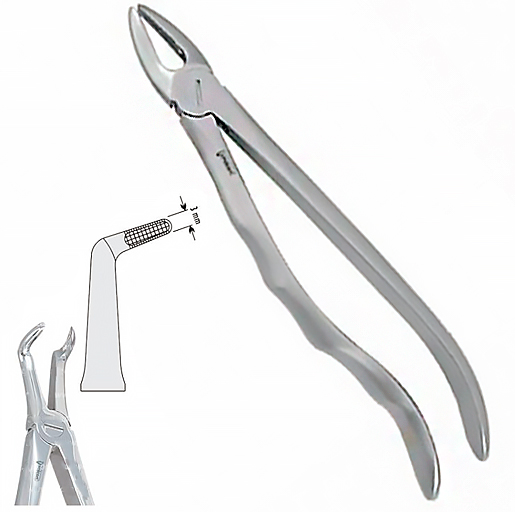 Щипці екстракційні (45анат.) (DE.800.450)