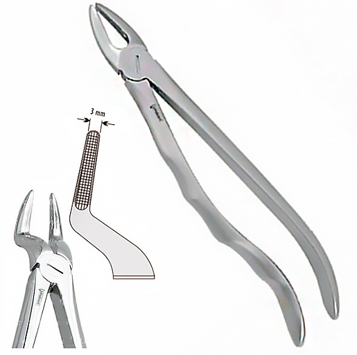 Щипці екстракційні ( 51А анат.) (DE.800.511)