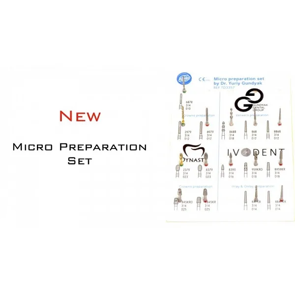 TD3357А.314  набір для препаровки Юрія Гундяка Kometdental