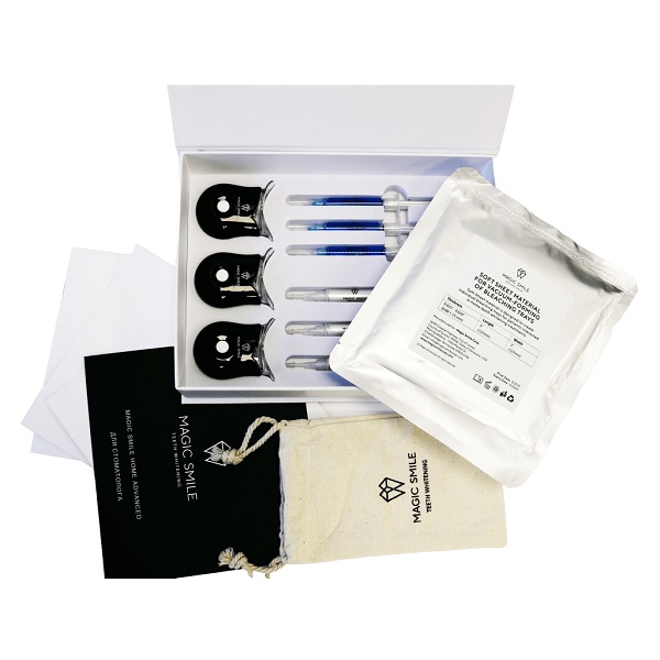 Домашній набір для відбілювання ПОТРІЙНИЙ Home Advanced Меджік Смайл