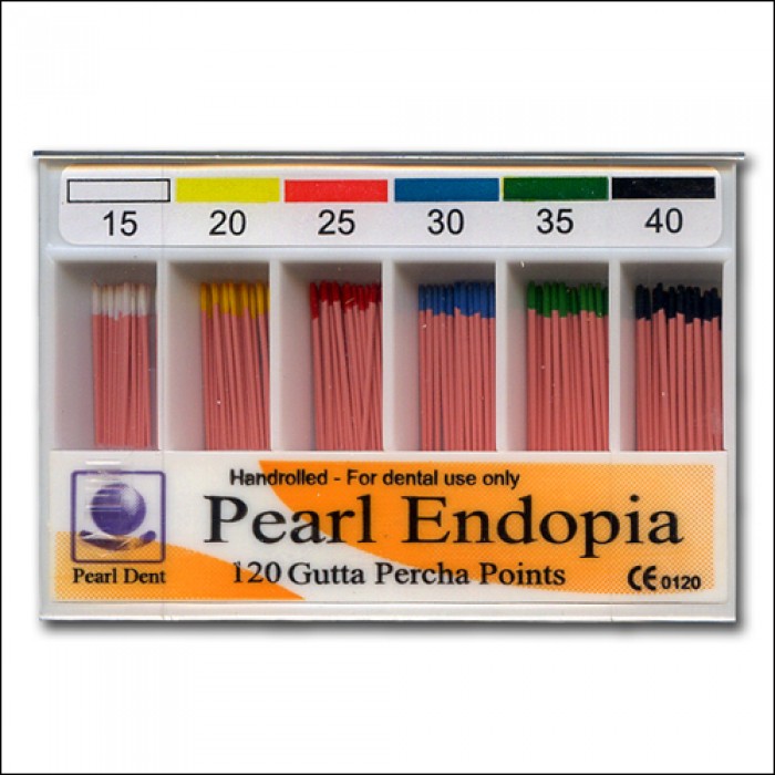 Гутаперчеві штифти Ендопія, конус 02 (PEARL ENDOPIA)
