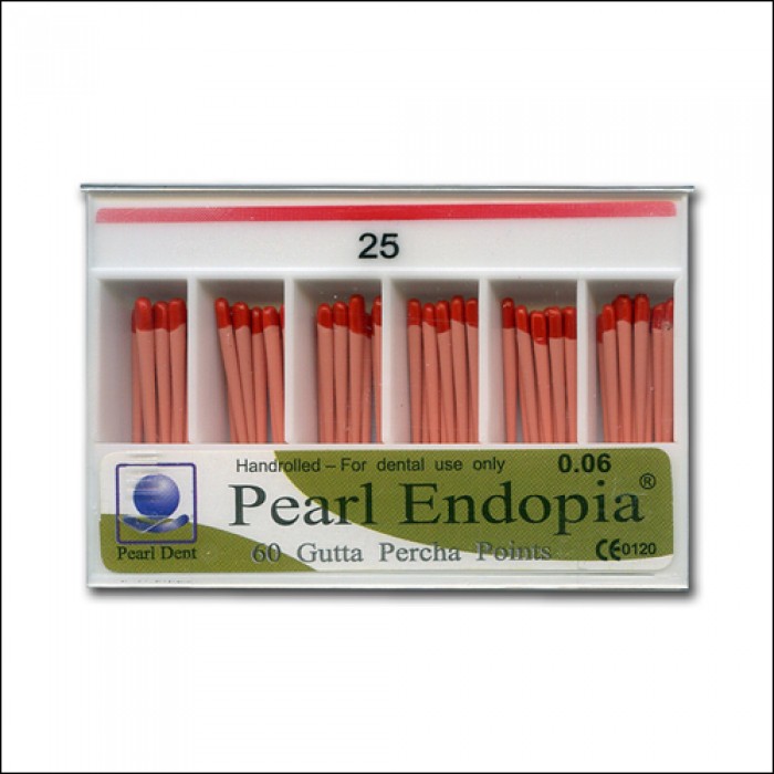 Гутаперчеві штифти Ендопія, конус 06 (PEARL ENDOPIA)
