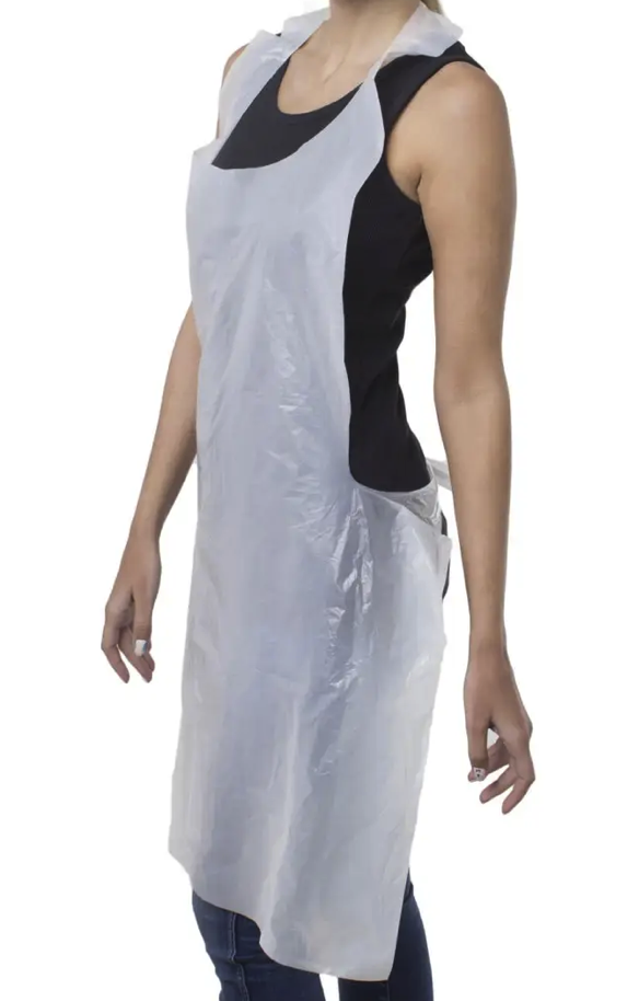 Фартух одноразовий СанГіг SanGig MAX, поліетилен, 100 шт