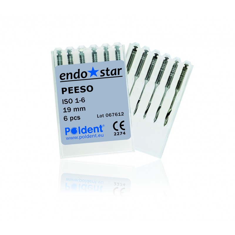 Пєзо Римери Ендостар, 6 шт (Peeso Reamers)
