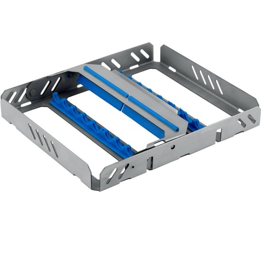 [DZ.092.080] Лоток для касет з кришкою, 8 інстр, блакитн. (DZ.092.080)