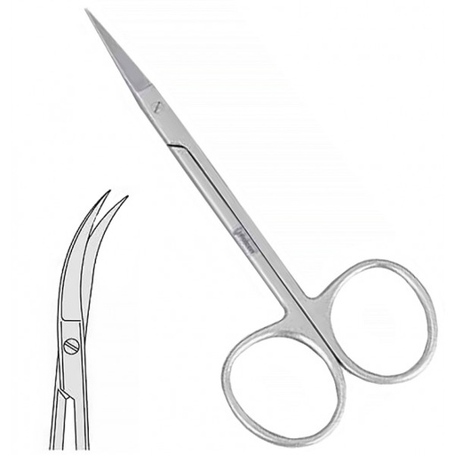 [BS.542.115] Ножиці 115мм (BS.542.115) Iris вигнуті в сторону