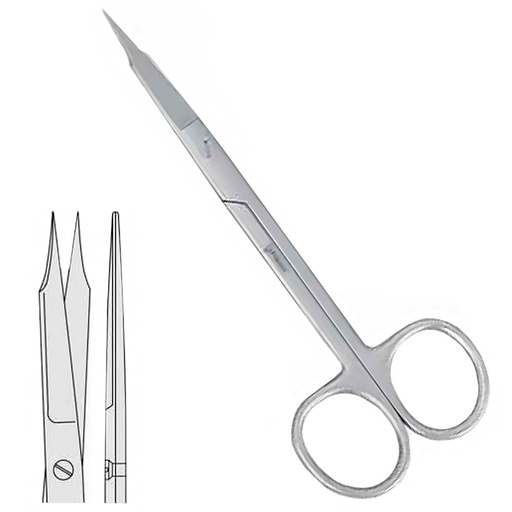 [DS.536.010] Ножиці 130мм (DS.536.010) прям. пірамідкой