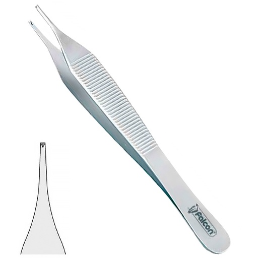 [BD.620.120] Пінцет 120мм (BD.620.120 ) Adson хір.