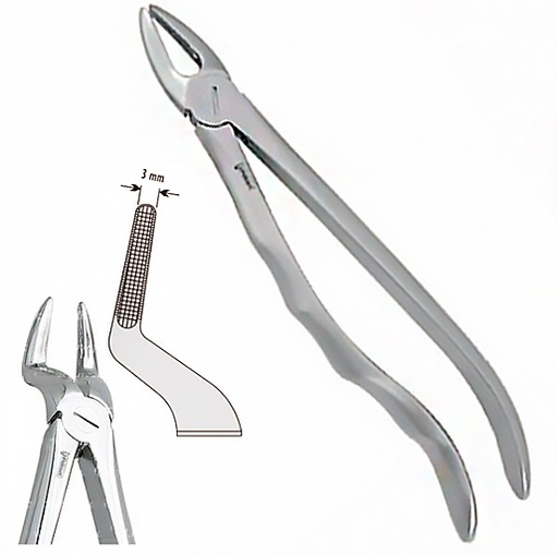 [DE.800.511] Щипці екстракційні ( 51А анат.) (DE.800.511)