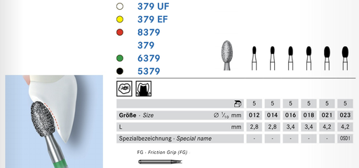 379ЕF Алм. яйце Kometdental