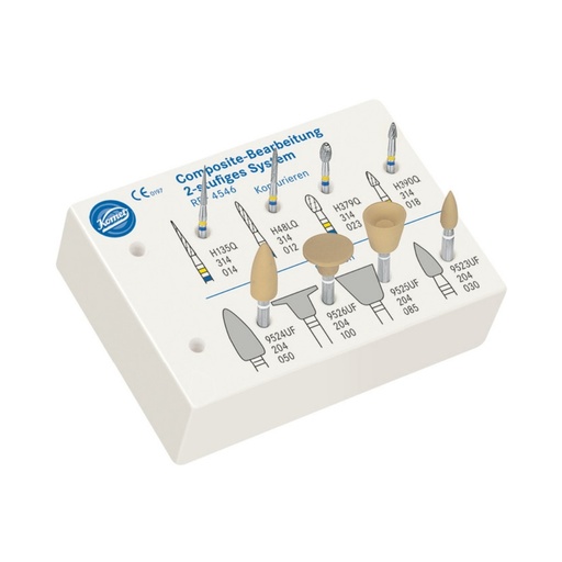 4546.000 Набір для 2-ступеневої поліровки (Q i поліри) Kometdental