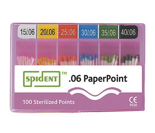 Паперові штифти Спайдент, конус 06 (Spident)